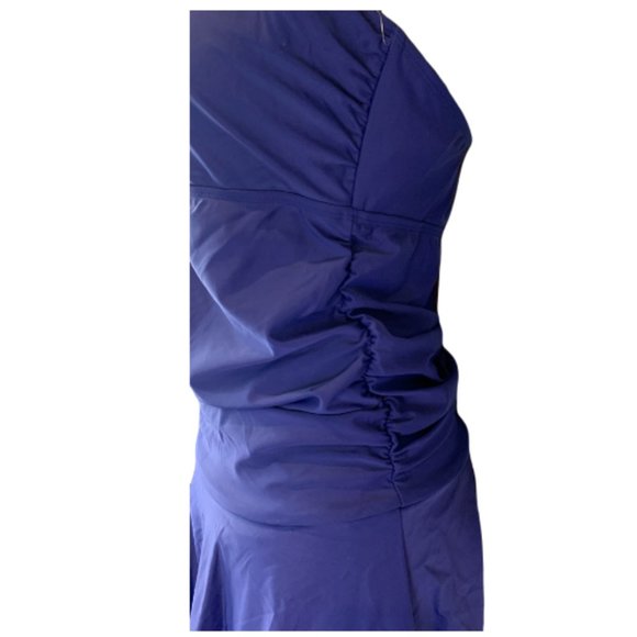 Nicole Miller Swim Dress Navy Women’s Large - Picture 3 of 11